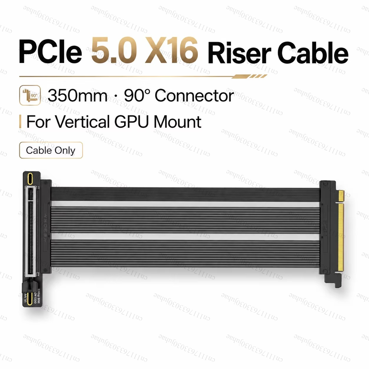PCIe 5.0 X16 Riser Cable 350mm - Pcie 5.0 Gpu Riser Cable review and price